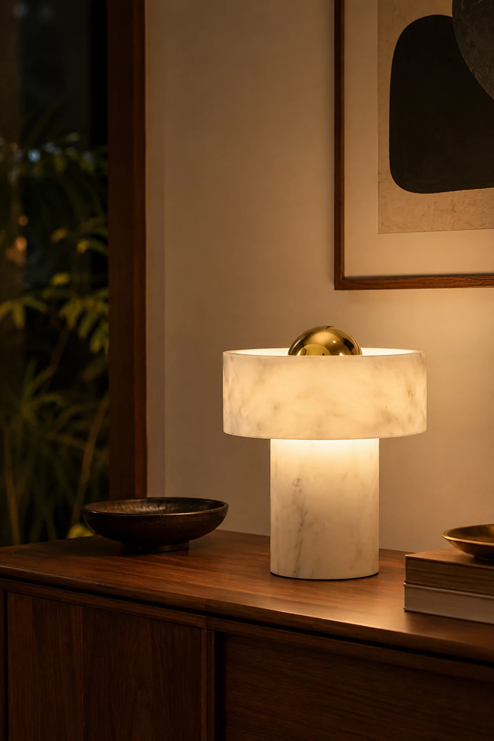 Marble Aura Table Lamp - Lumpaz