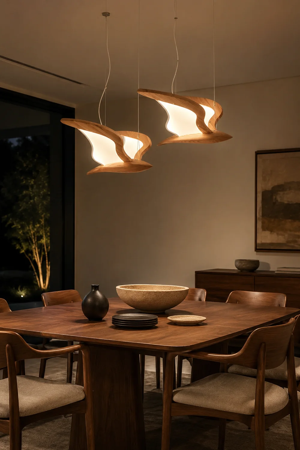 Warbler Chandelier - Lumpaz