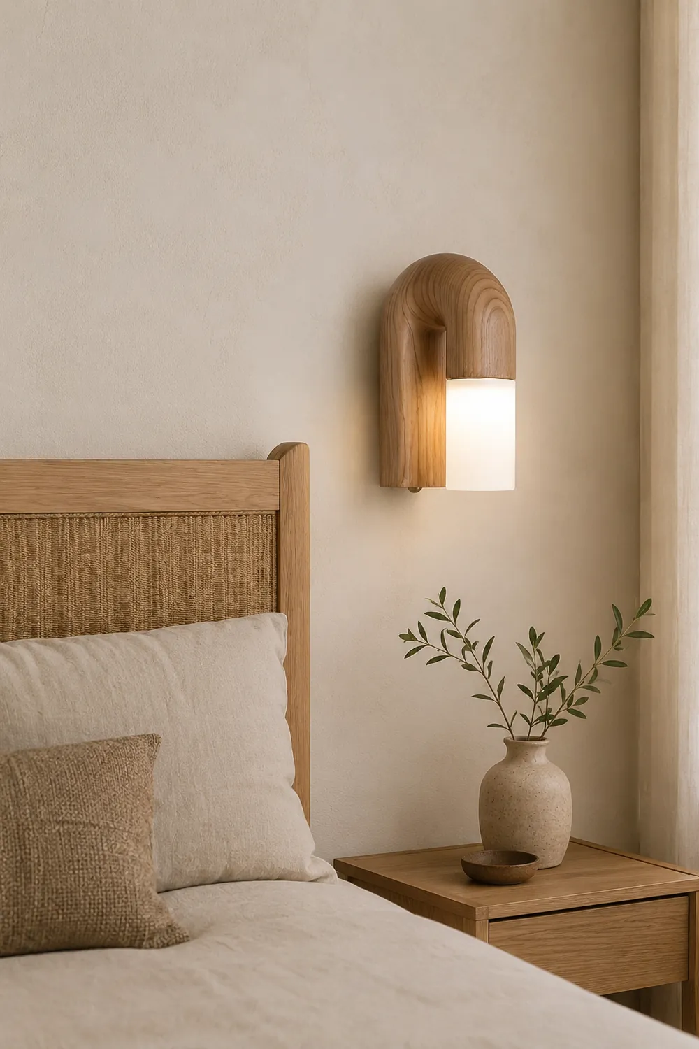Arcus Wood Wall Lamp - Lumpaz