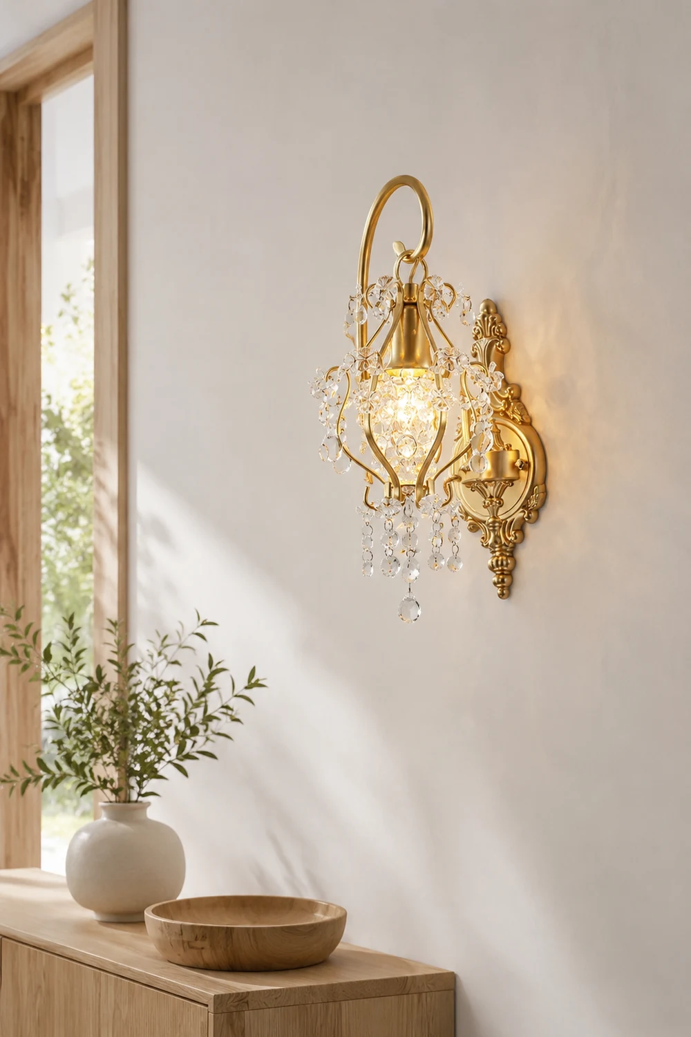 Apttek Crystal Wall Lamp - Lumpaz
