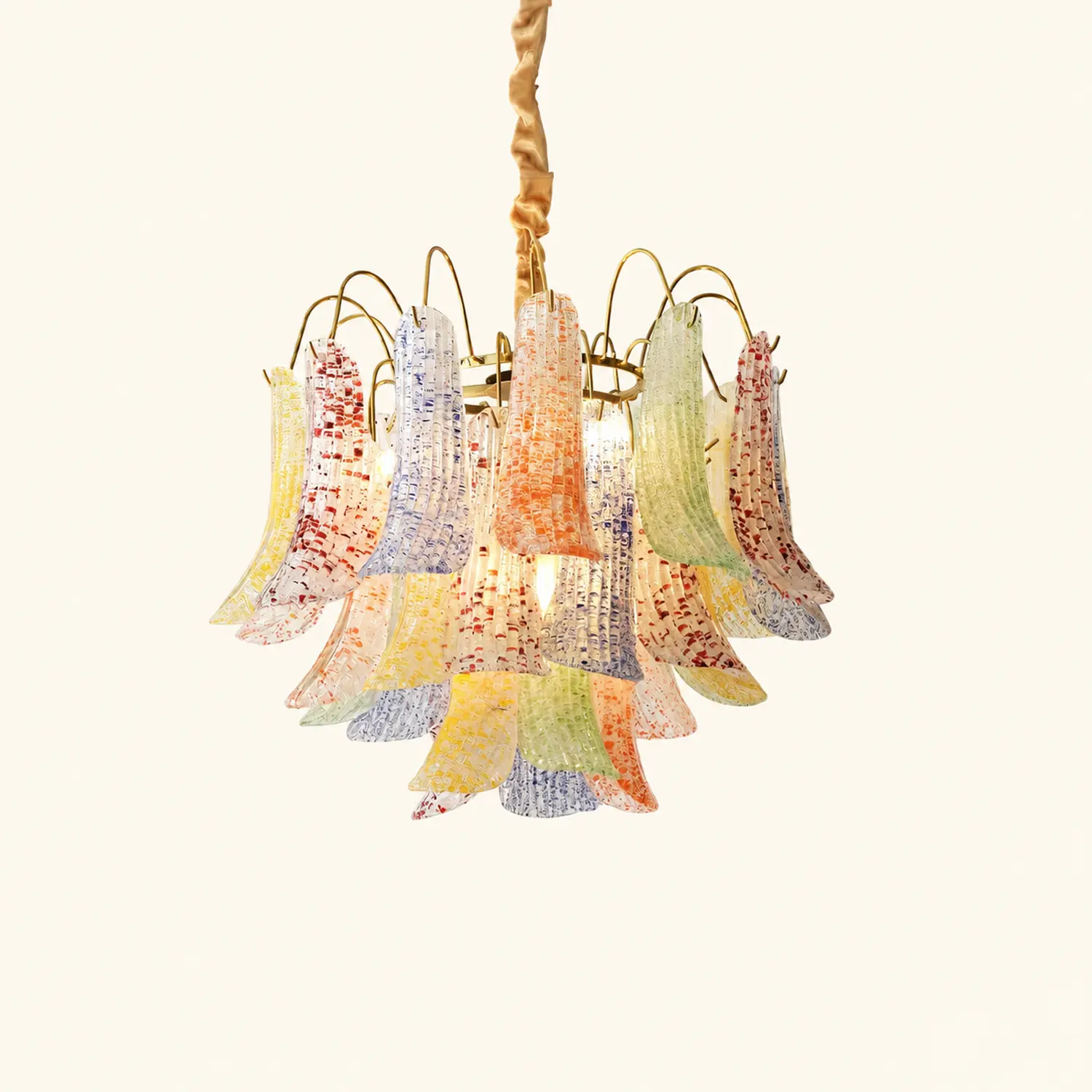 Venini Colorful Murano Glass Chandelier - Lumpaz