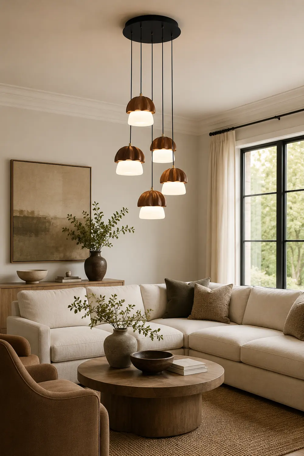Mushroom Cluster Chandelier - Lumpaz