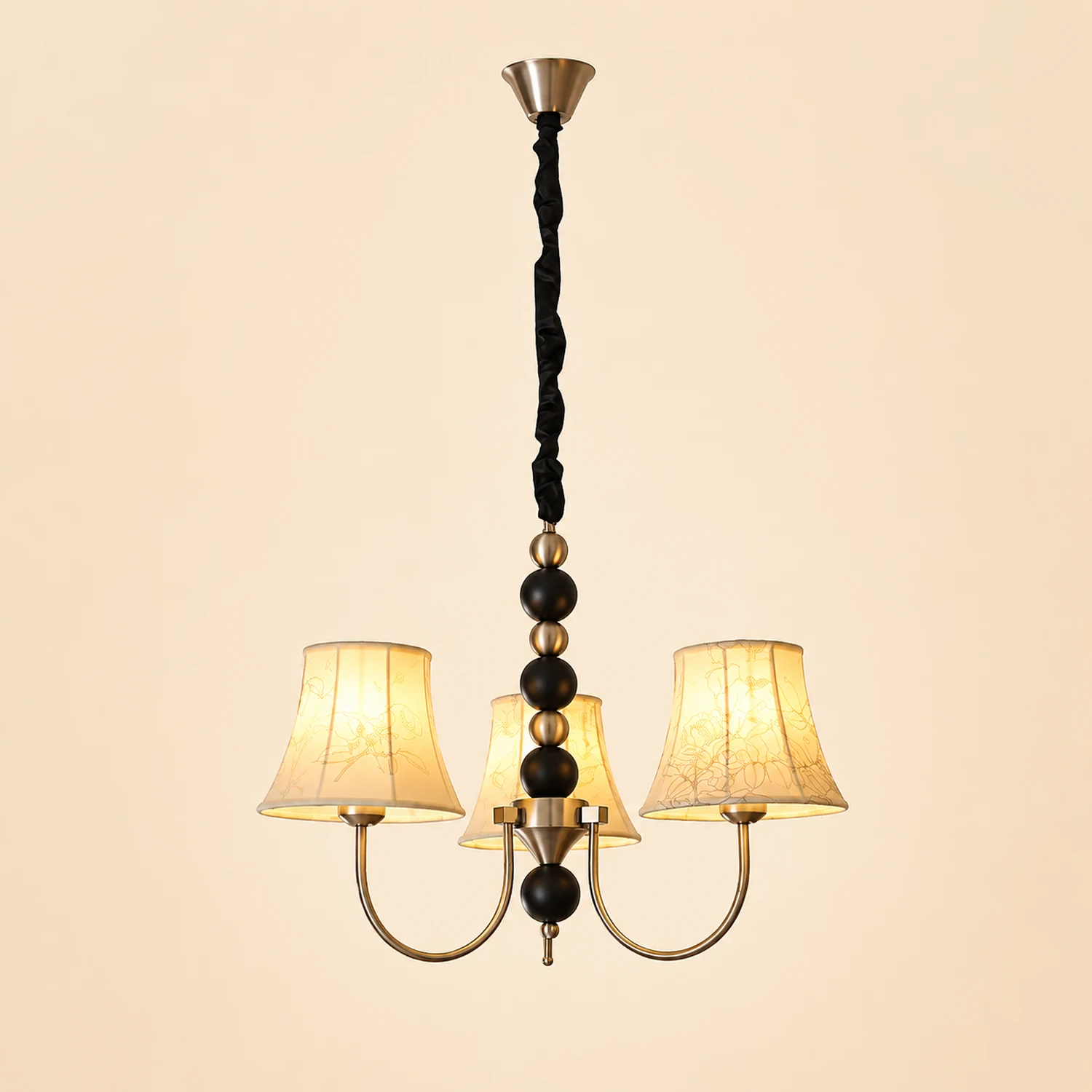 Orchid Fabric Chandelier - Lumpaz