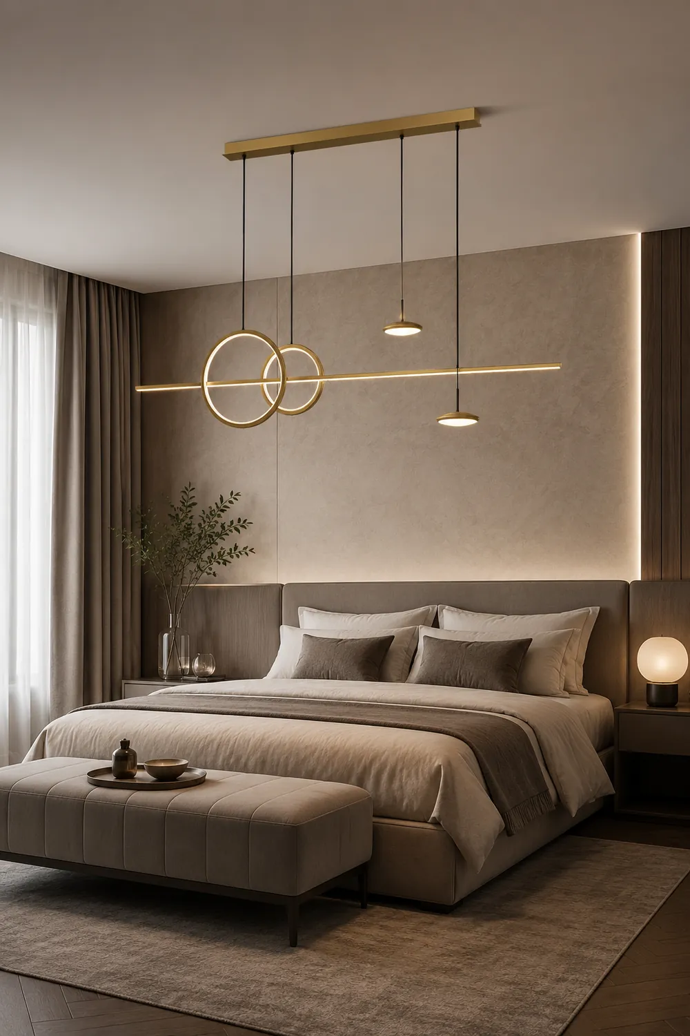 Modern Geometric Shape Chandelier - Lumpaz