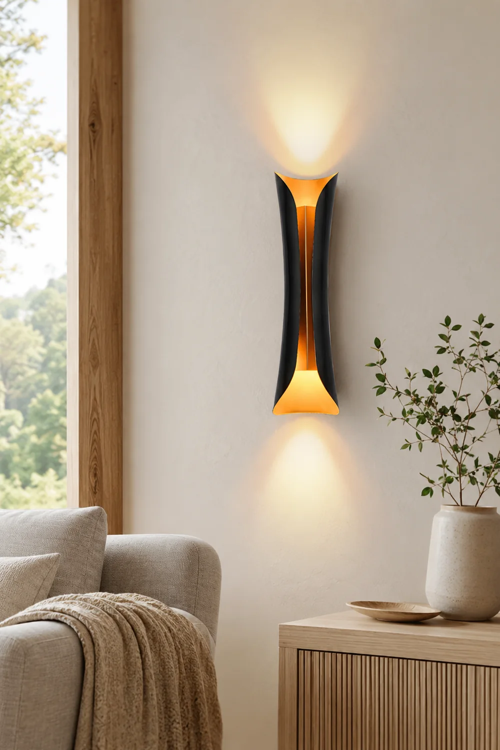 Flame Art Wall Sconce - Lumpaz