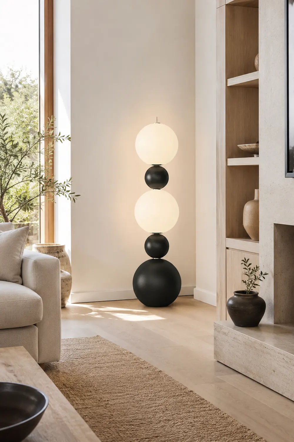 Orion Sphere Floor Lamp - Lumpaz