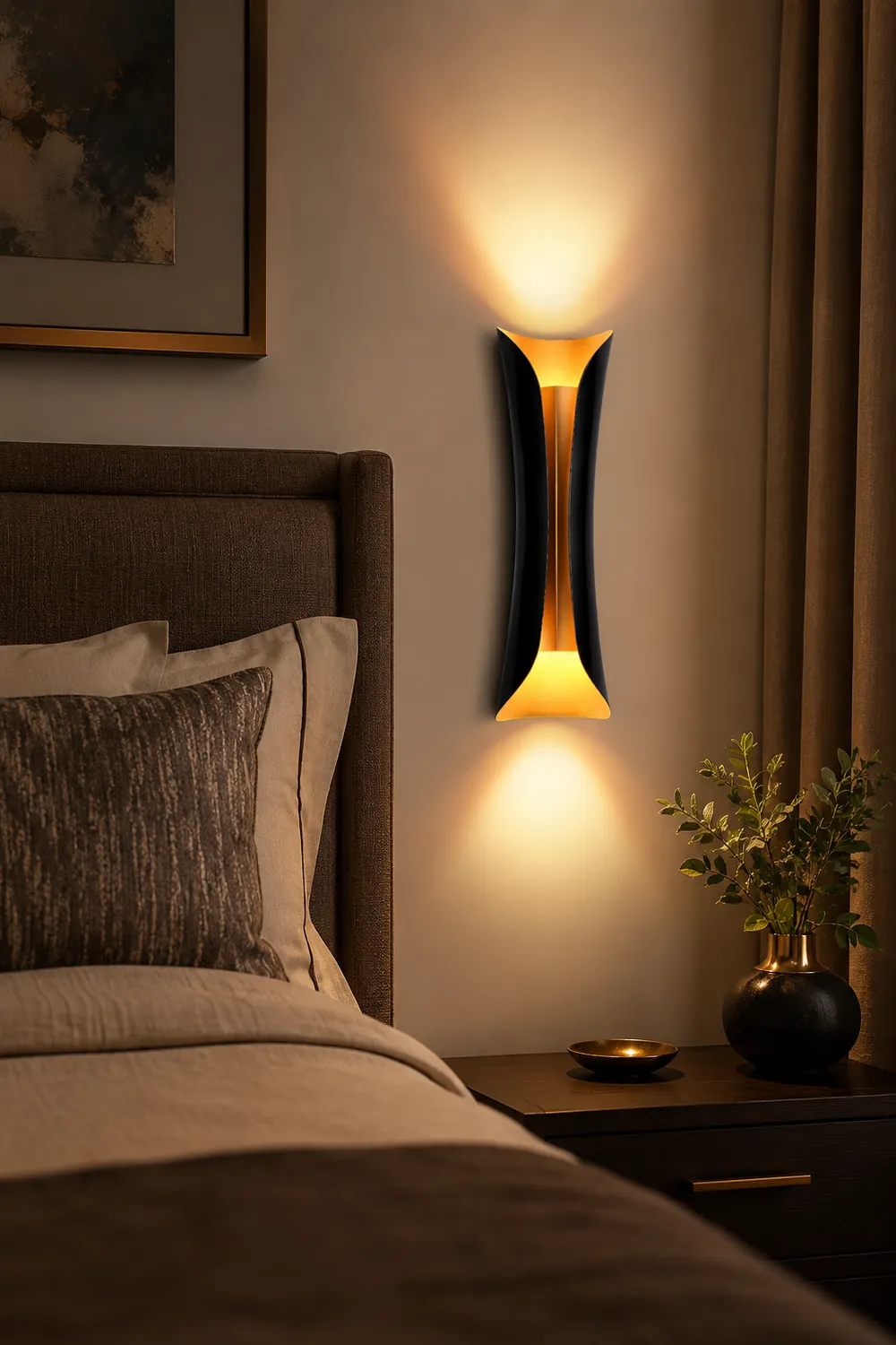 Flame Art Wall Sconce - Lumpaz