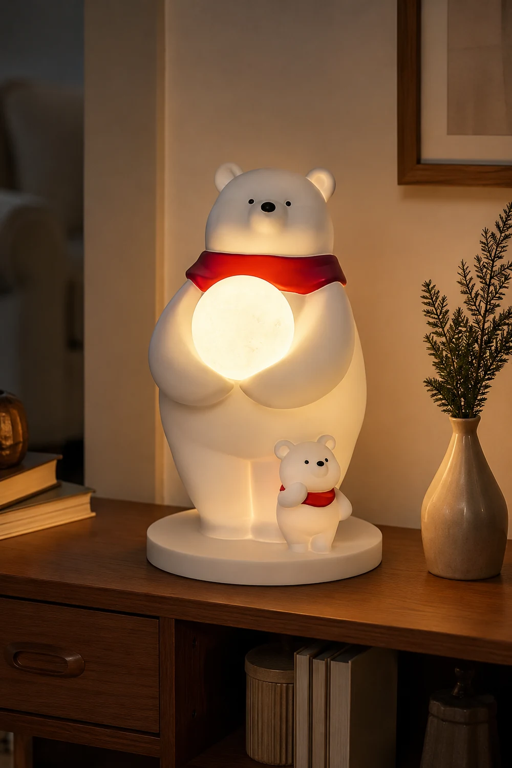 Polar Bears Table Lamp - Lumpaz