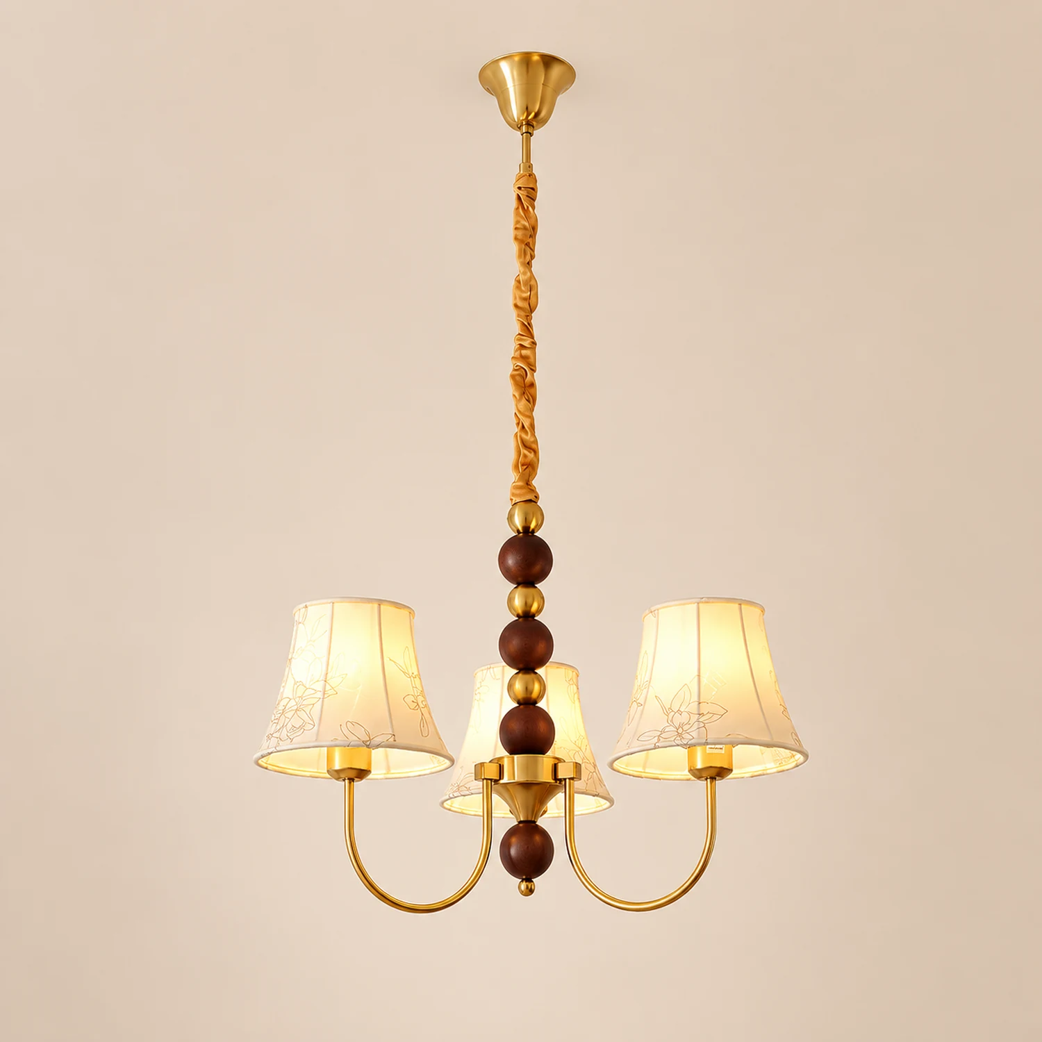 Orchid Fabric Chandelier - Lumpaz