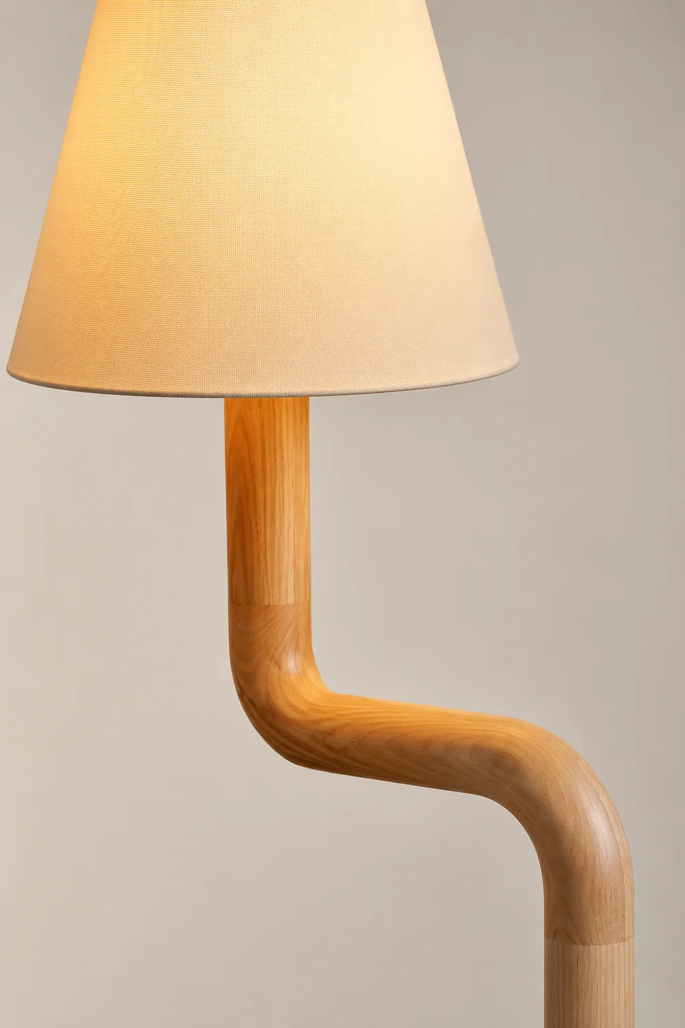 Bend Wood Table Lamp - Lumpaz