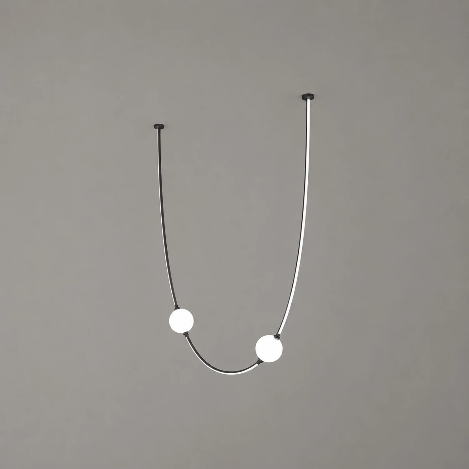 Linea Curva Chandelier - Lumpaz