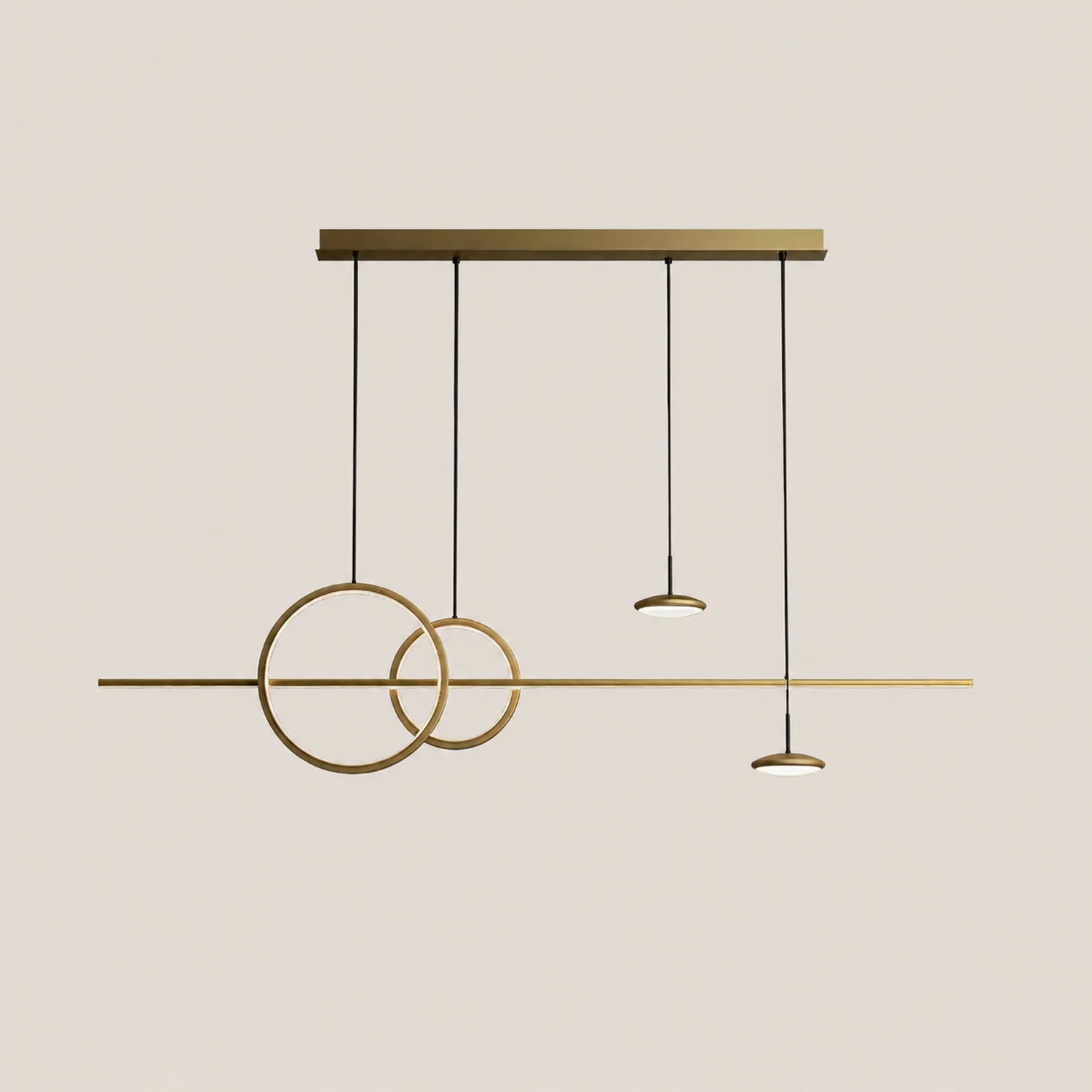 Modern Geometric Shape Chandelier - Lumpaz