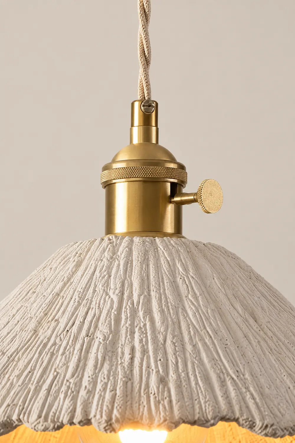 Microcement Pendant Lamp - Lumpaz