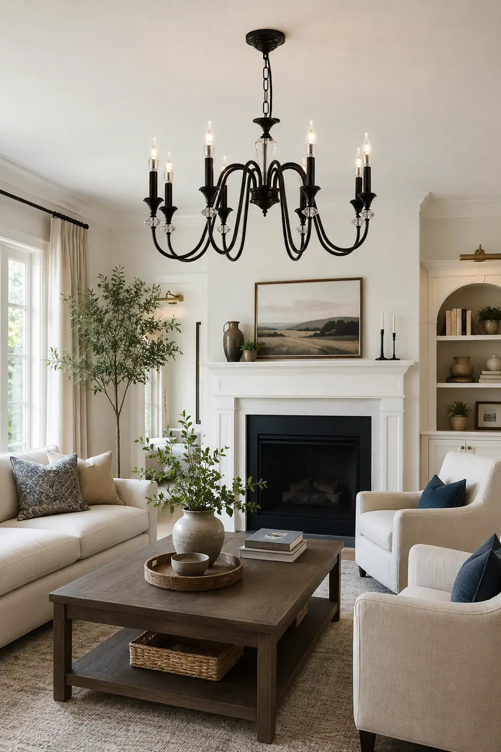 Noir Candelabra Chandelier - Lumpaz