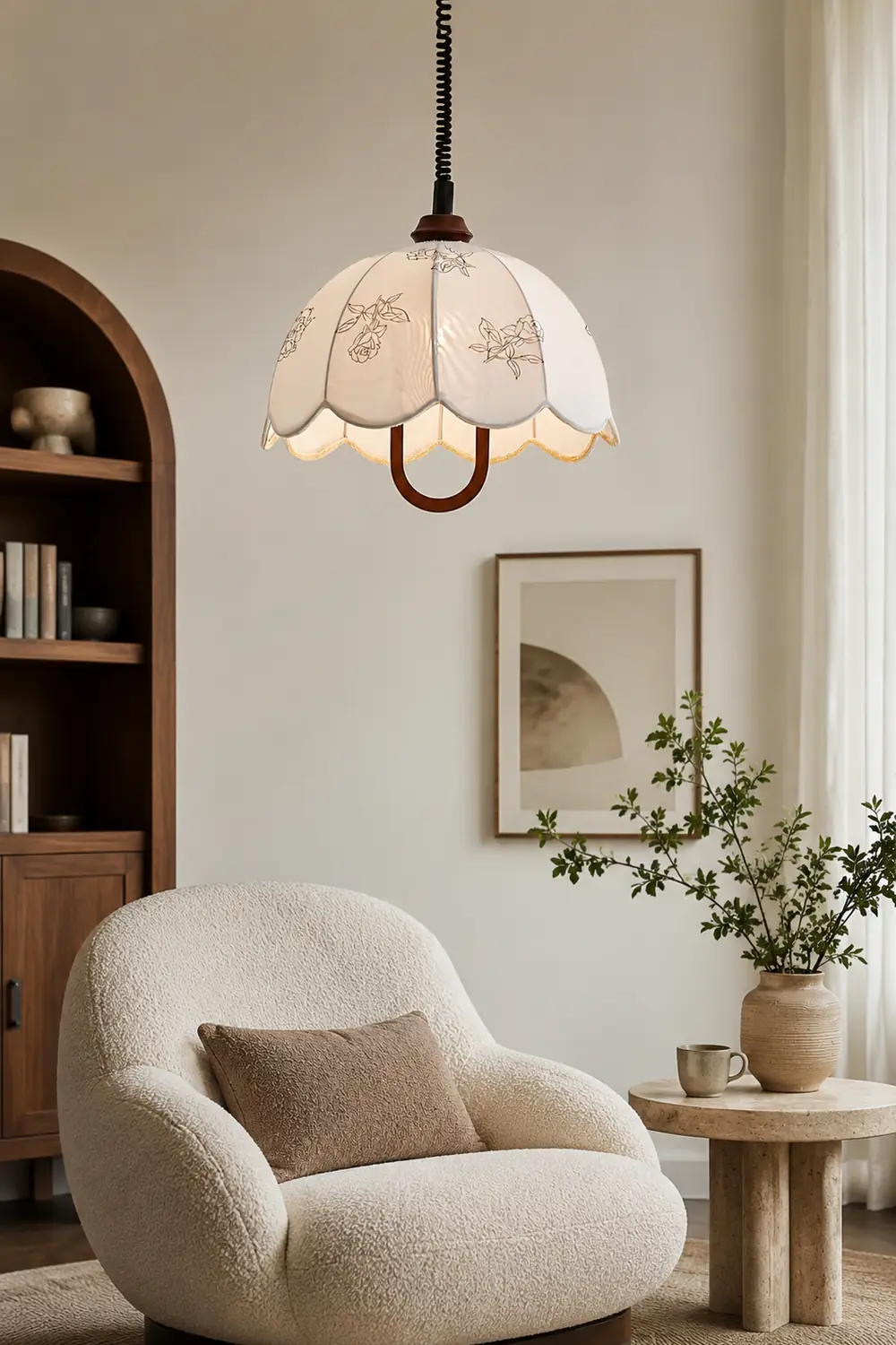 Floral Grace Pendant Lamp - Lumpaz