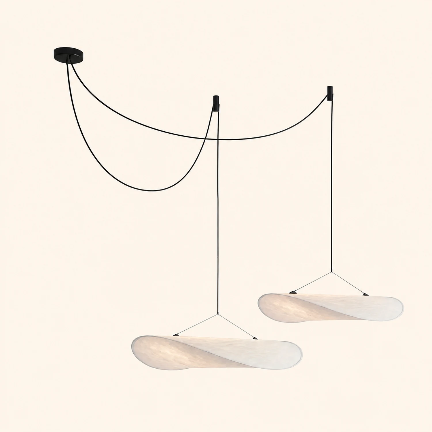 Tense Tyvek Pendant Lamp - Lumpaz