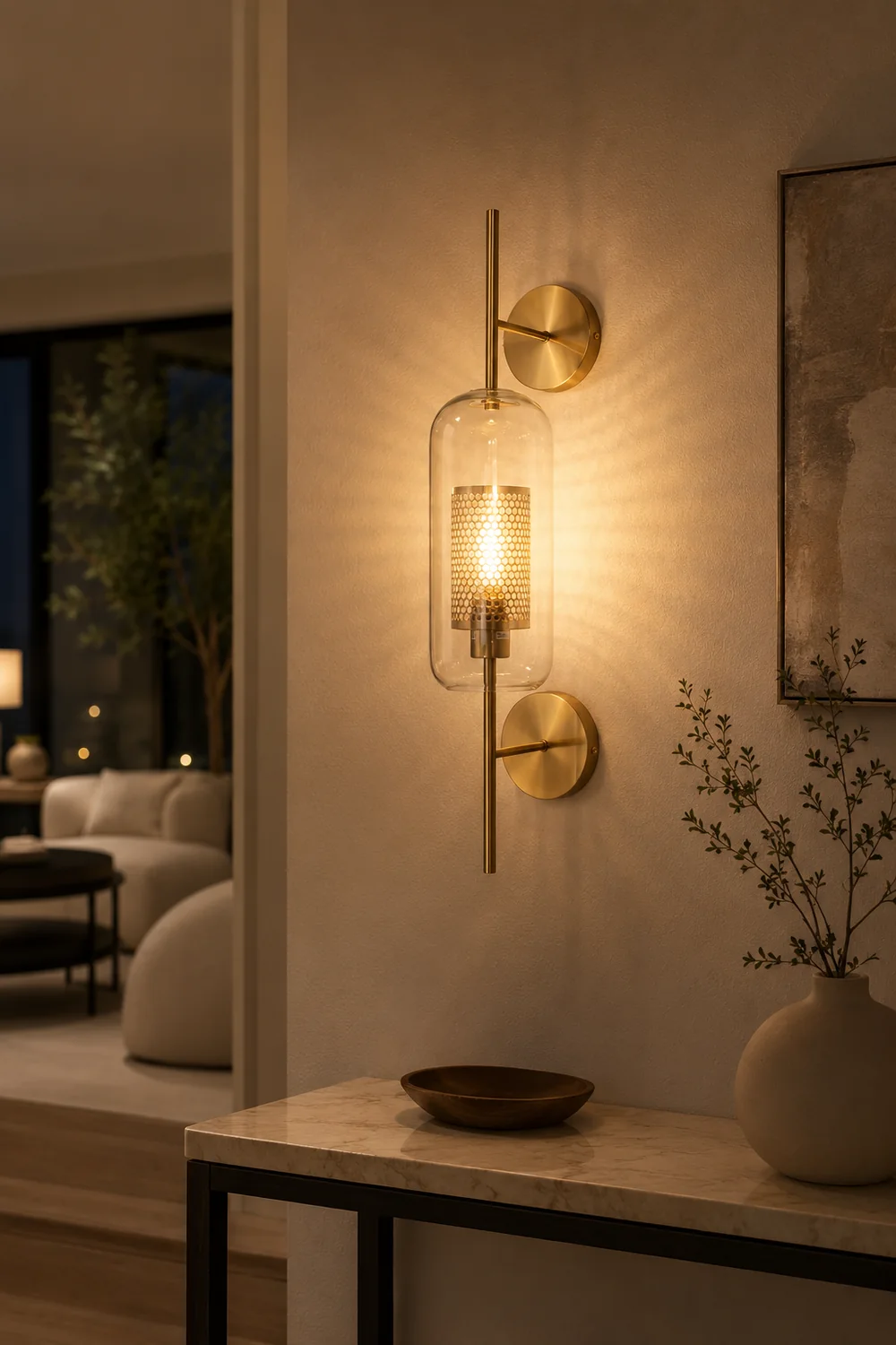 Chiswick Glass Wall Lamp - Lumpaz
