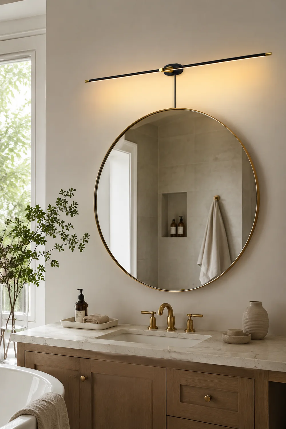 Minimalist Linear Plug-in Wall Lamp - Lumpaz
