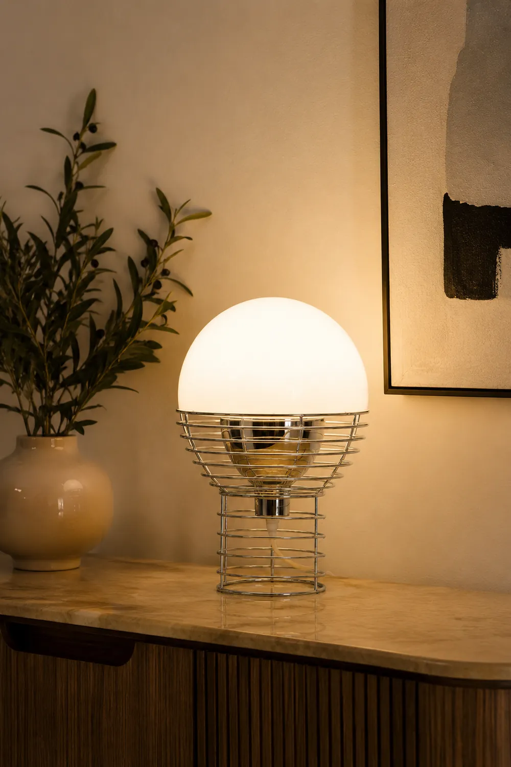 Wire Table Lamp - Lumpaz