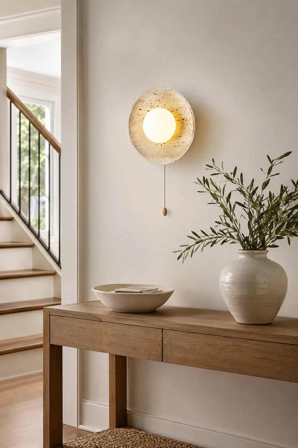 Stone Lunar Eclipse Wall Light - Lumpaz