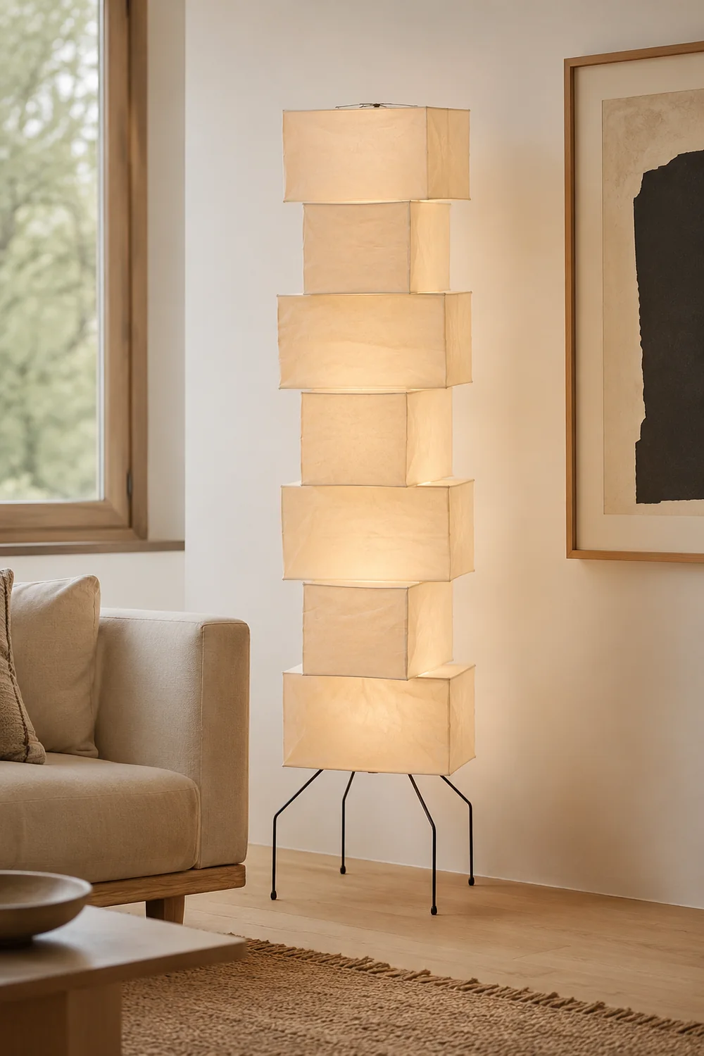 Lana Stacked Floor Lamp - Lumpaz