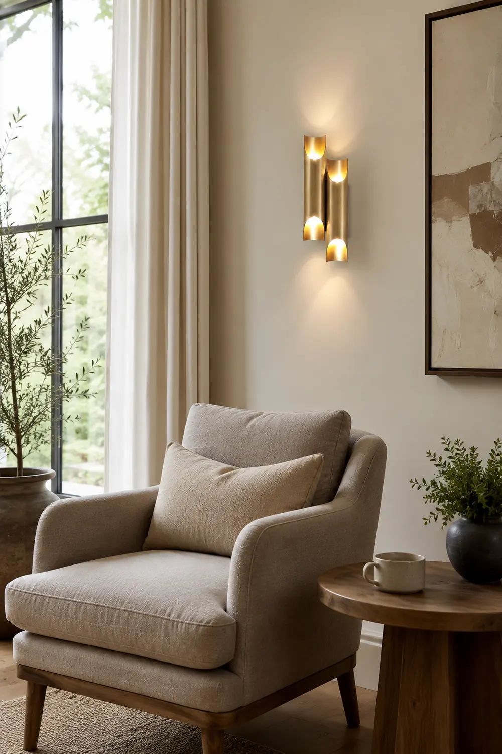 Callahan Brass Wall Lamp - Lumpaz