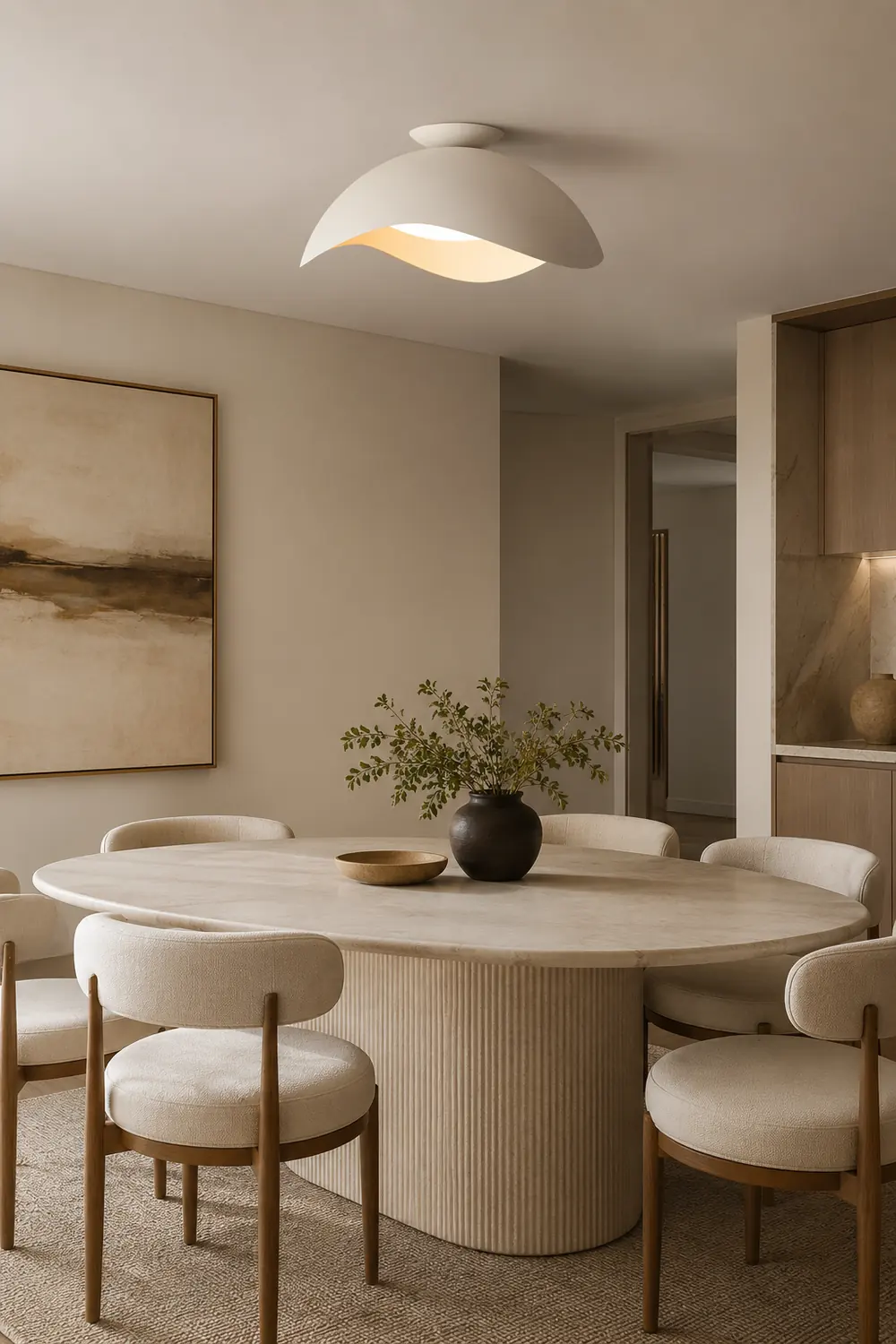 Serene Wave Ceiling Light - Lumpaz