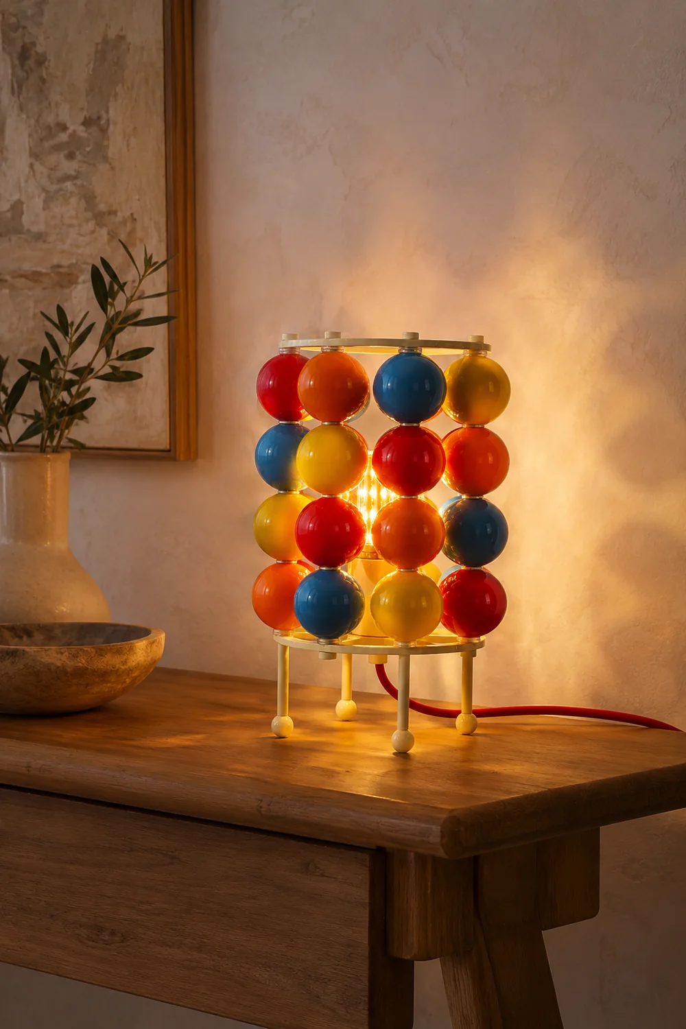 Panton Ball Table Lamp - Lumpaz