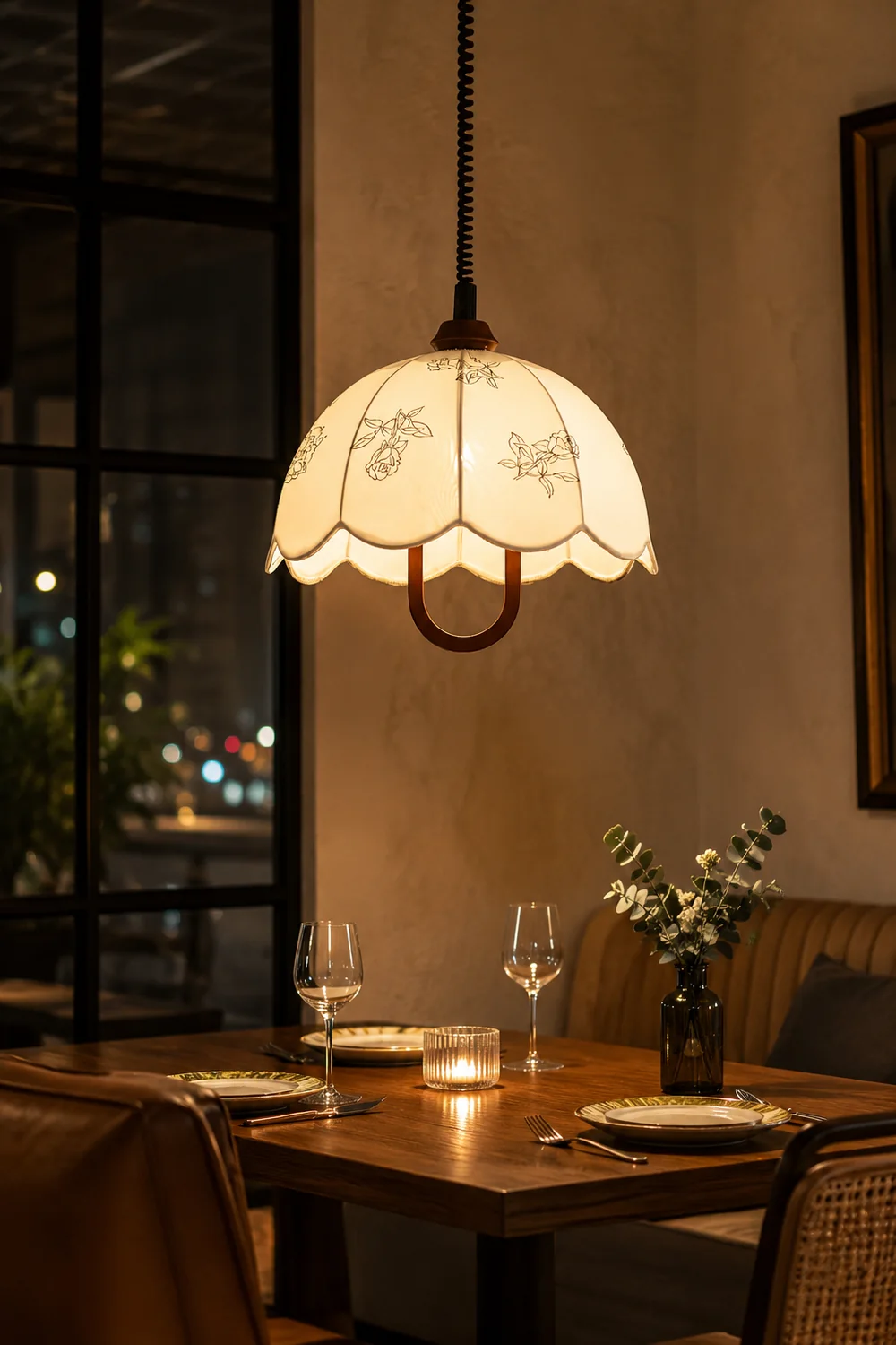 Floral Grace Pendant Lamp - Lumpaz