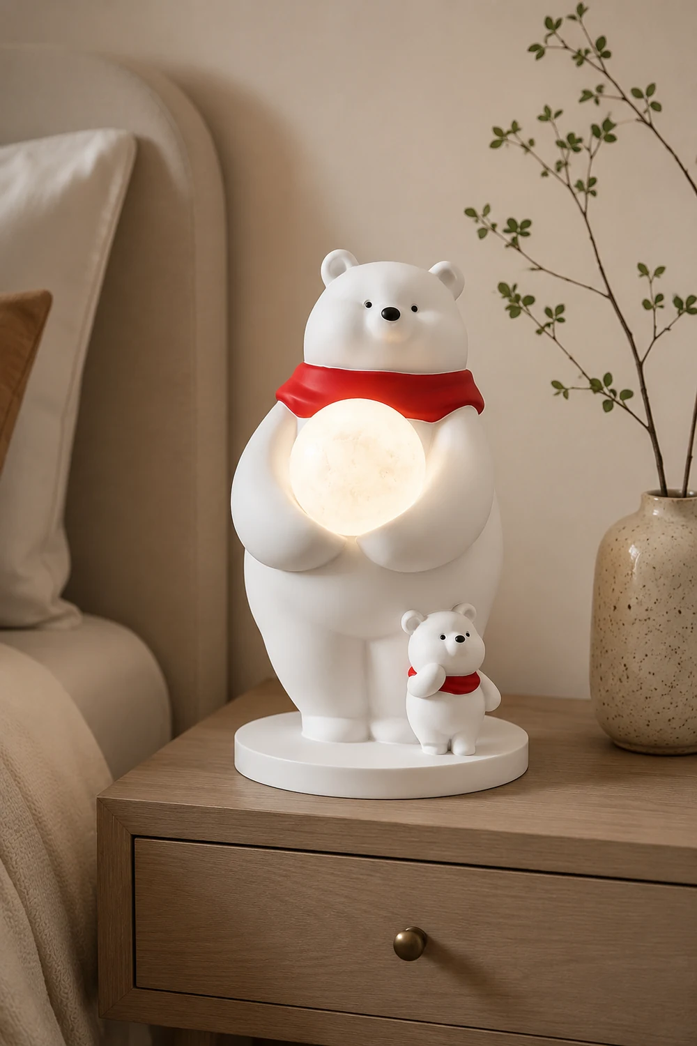 Polar Bears Table Lamp - Lumpaz