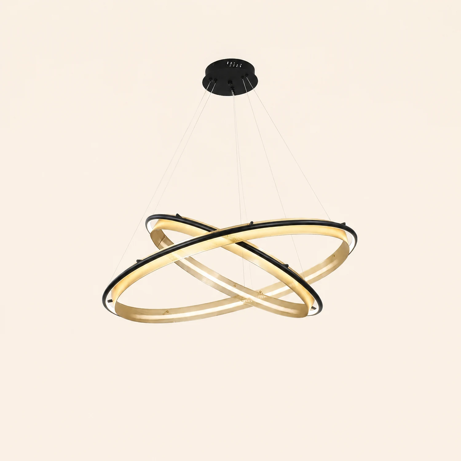 Acrylic LED Round Chandelier - Lumpaz