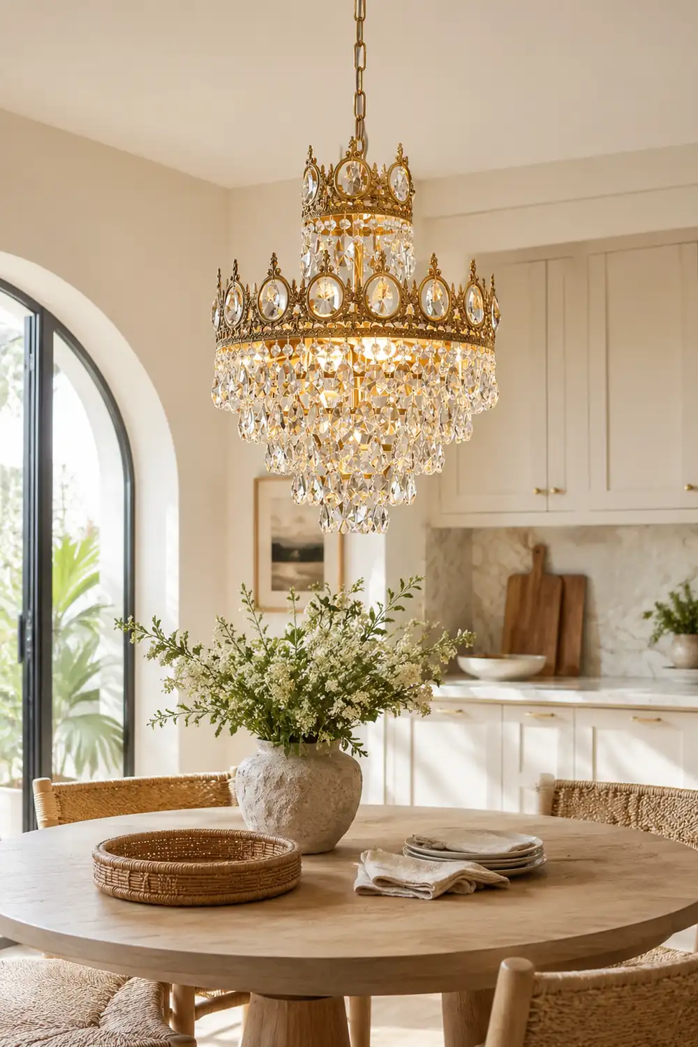Linfort Brass Chandelier - Lumpaz