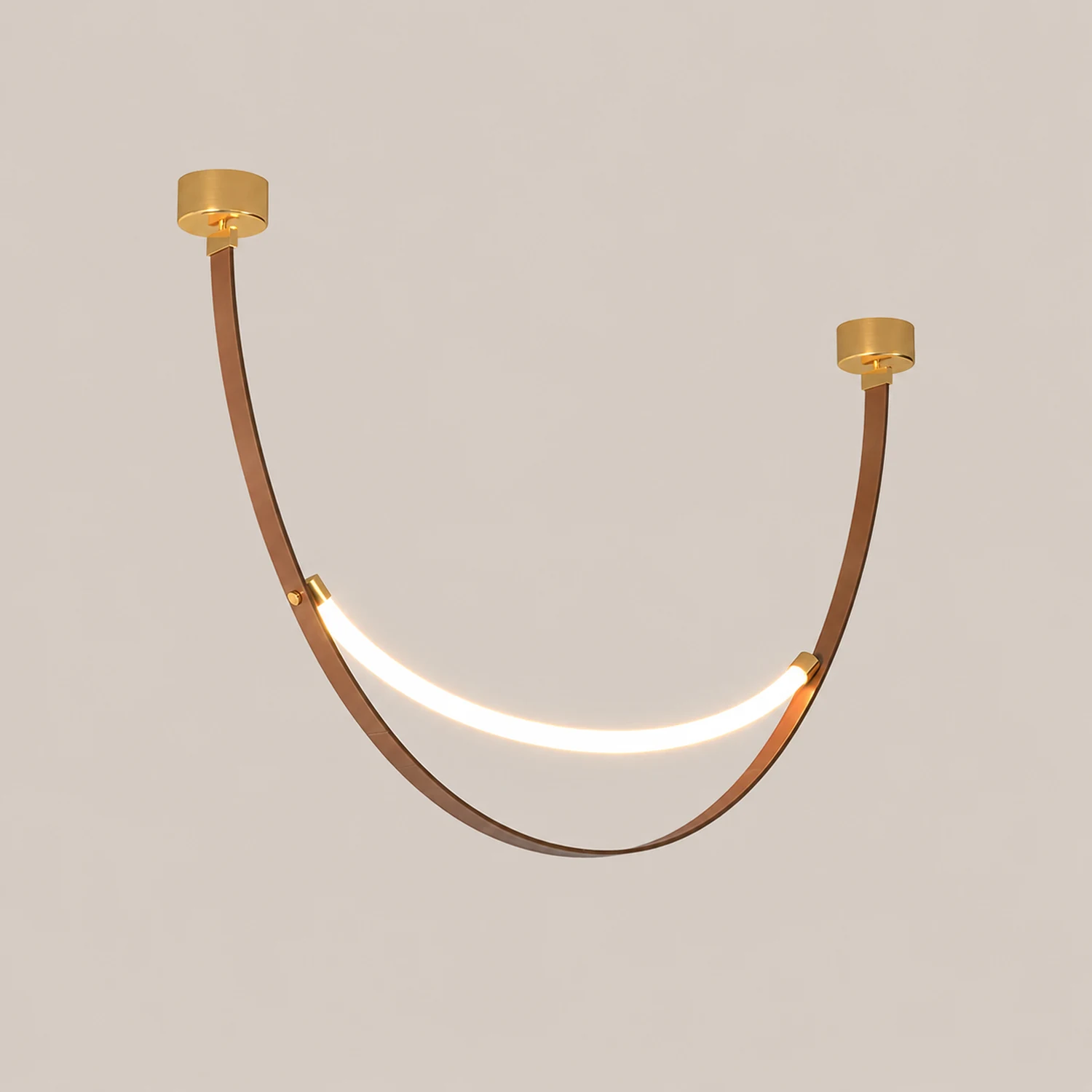 Leather Pendant Light - Lumpaz