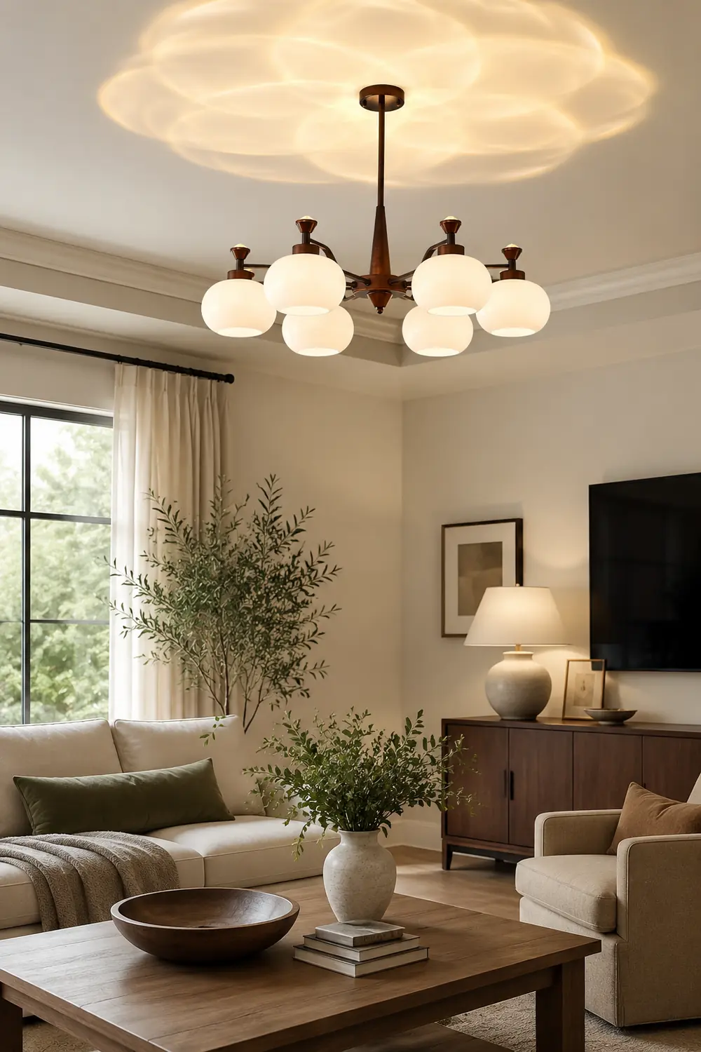 Globe Spotlight Chandelier - Lumpaz