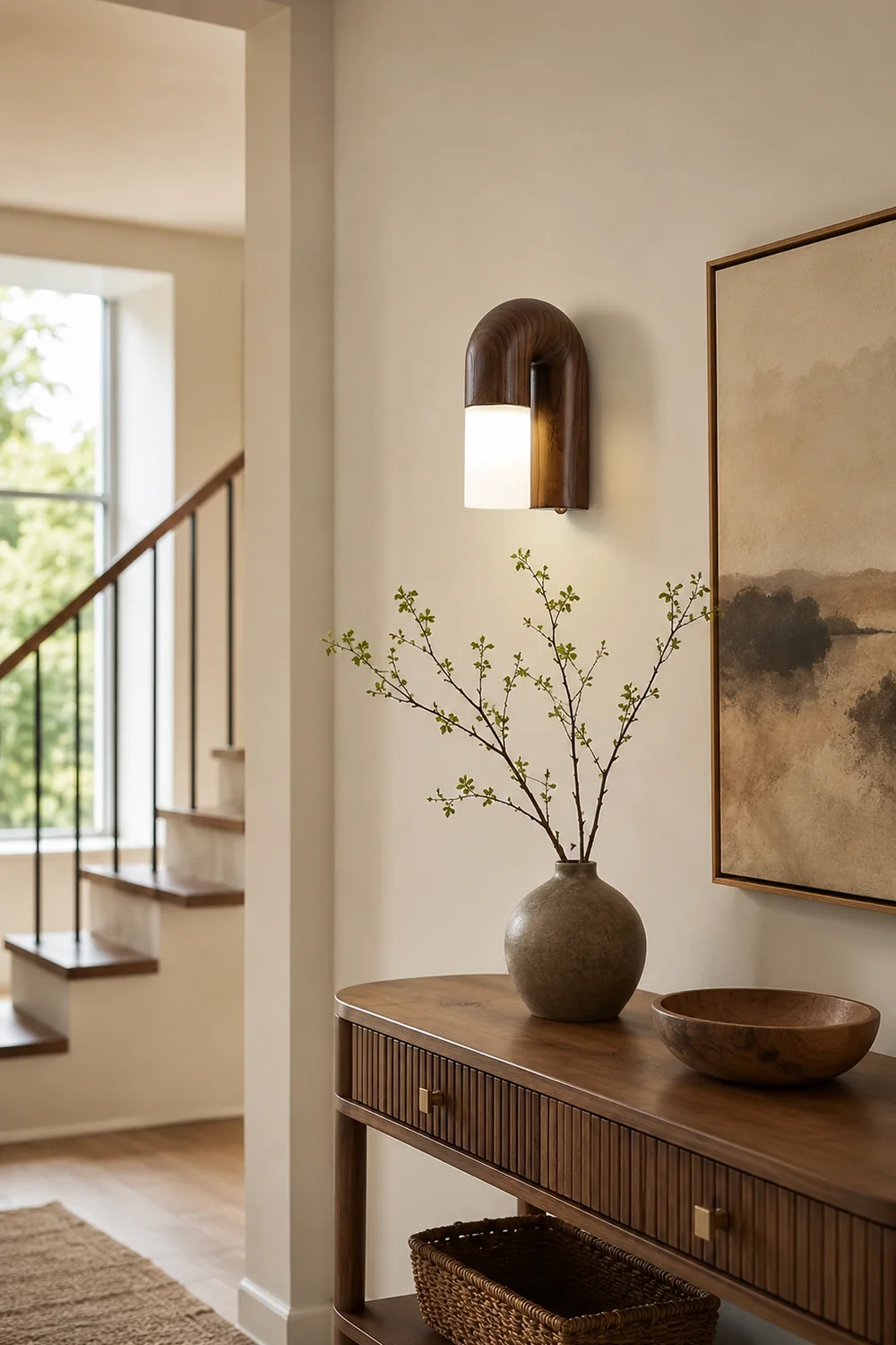 Arcus Wood Wall Lamp - Lumpaz