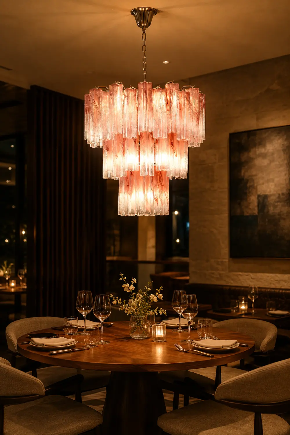 Starlight Rose Chandelier - Lumpaz