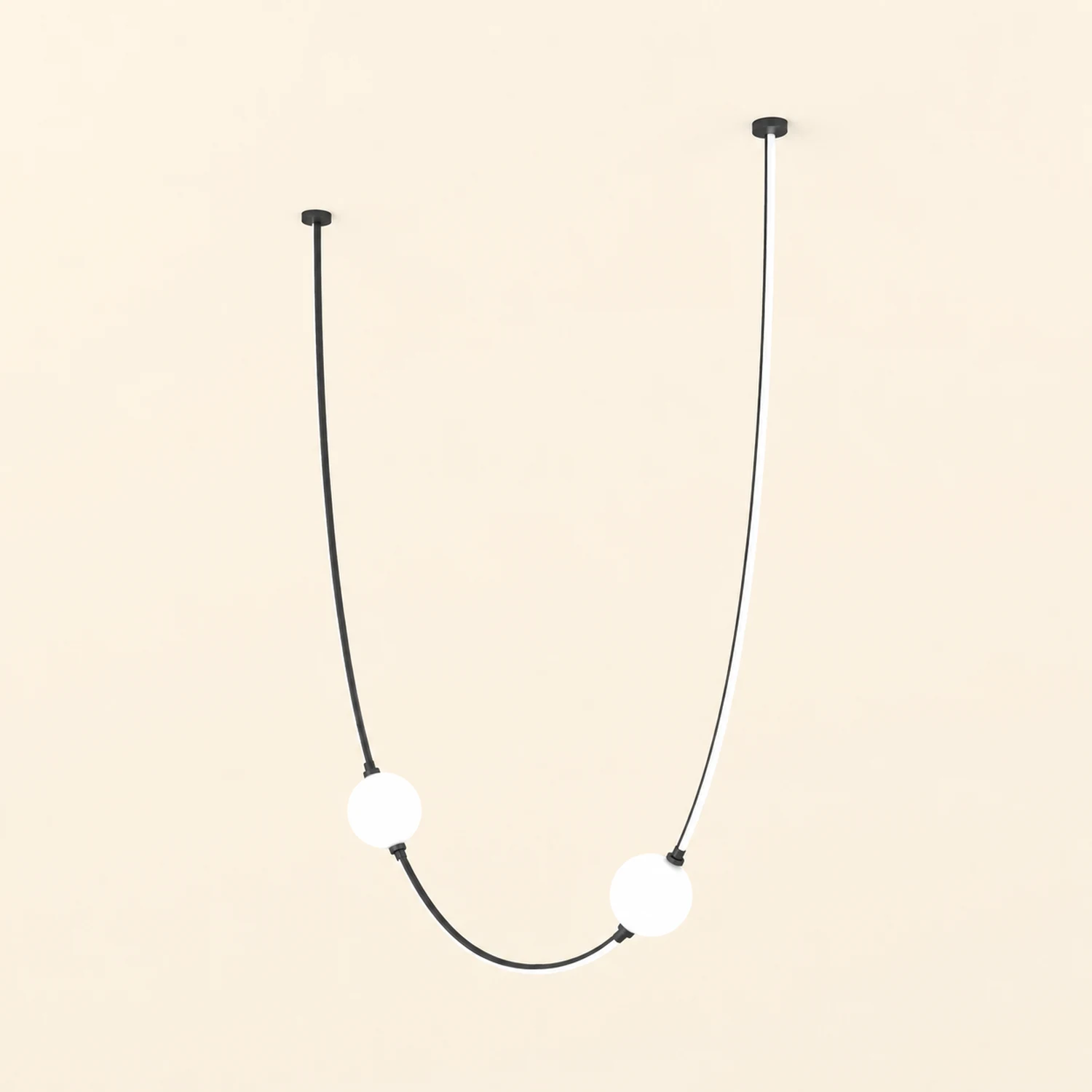 Linea Curva Chandelier - Lumpaz