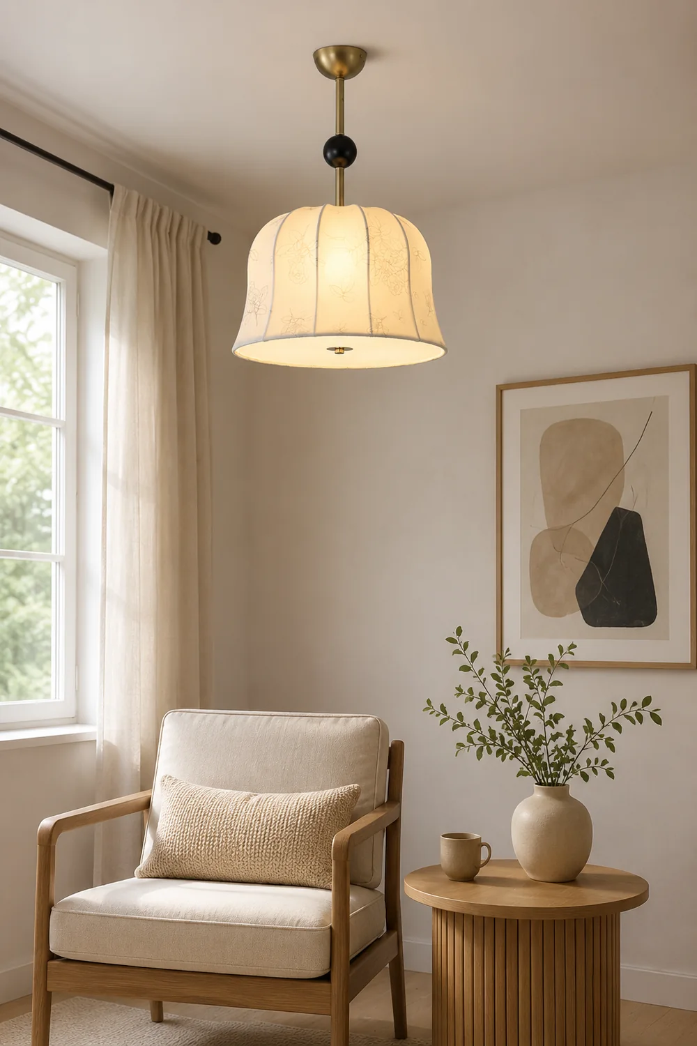 Blossom Curve Pendant Lamp - Lumpaz