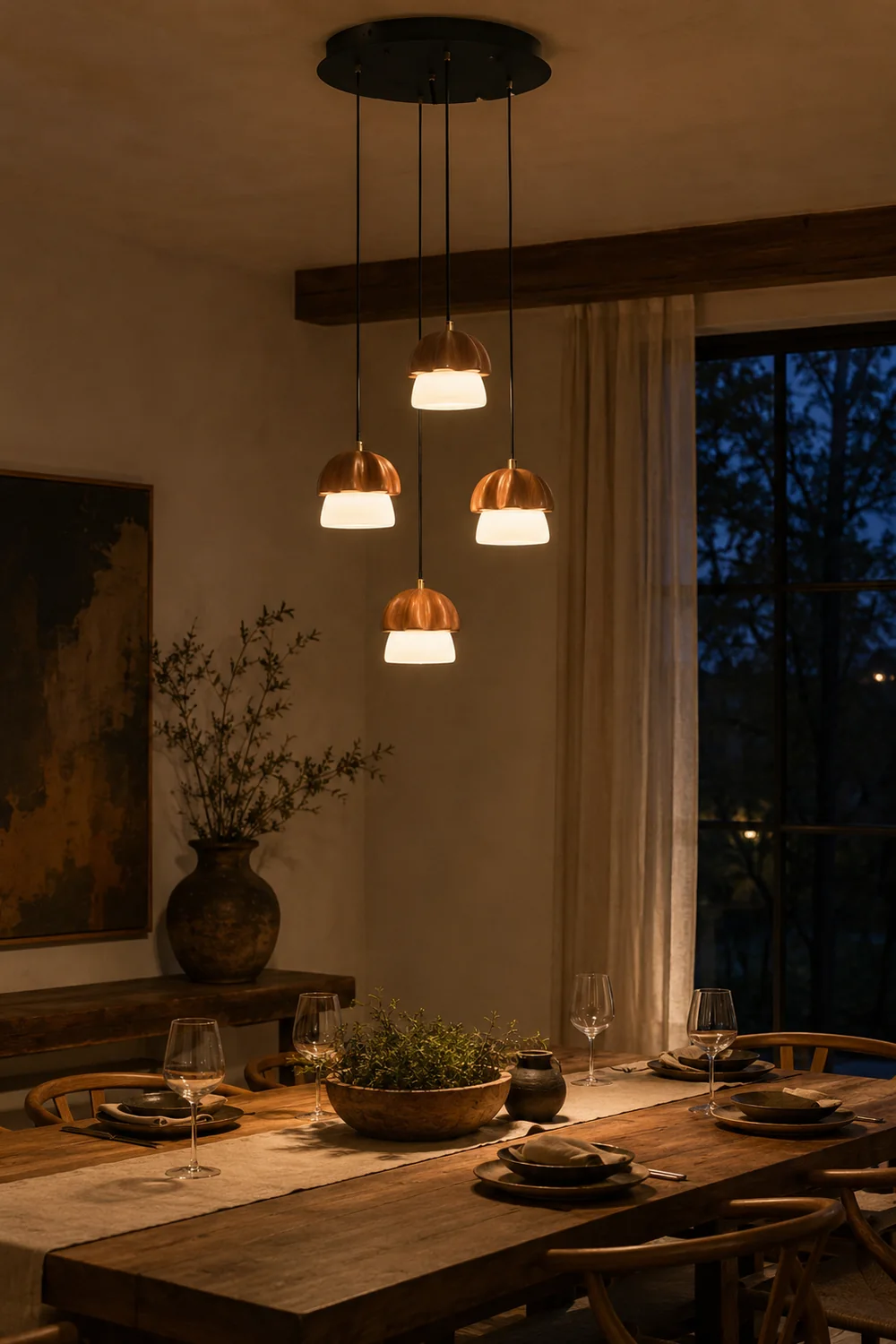 Mushroom Cluster Chandelier - Lumpaz