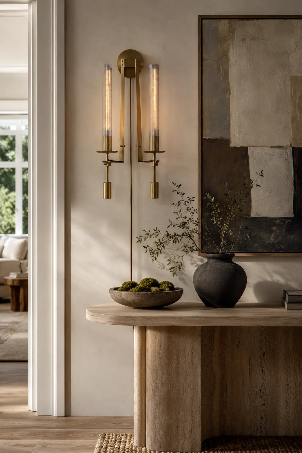 French Classicism Plug-in Wall Lamp - Lumpaz