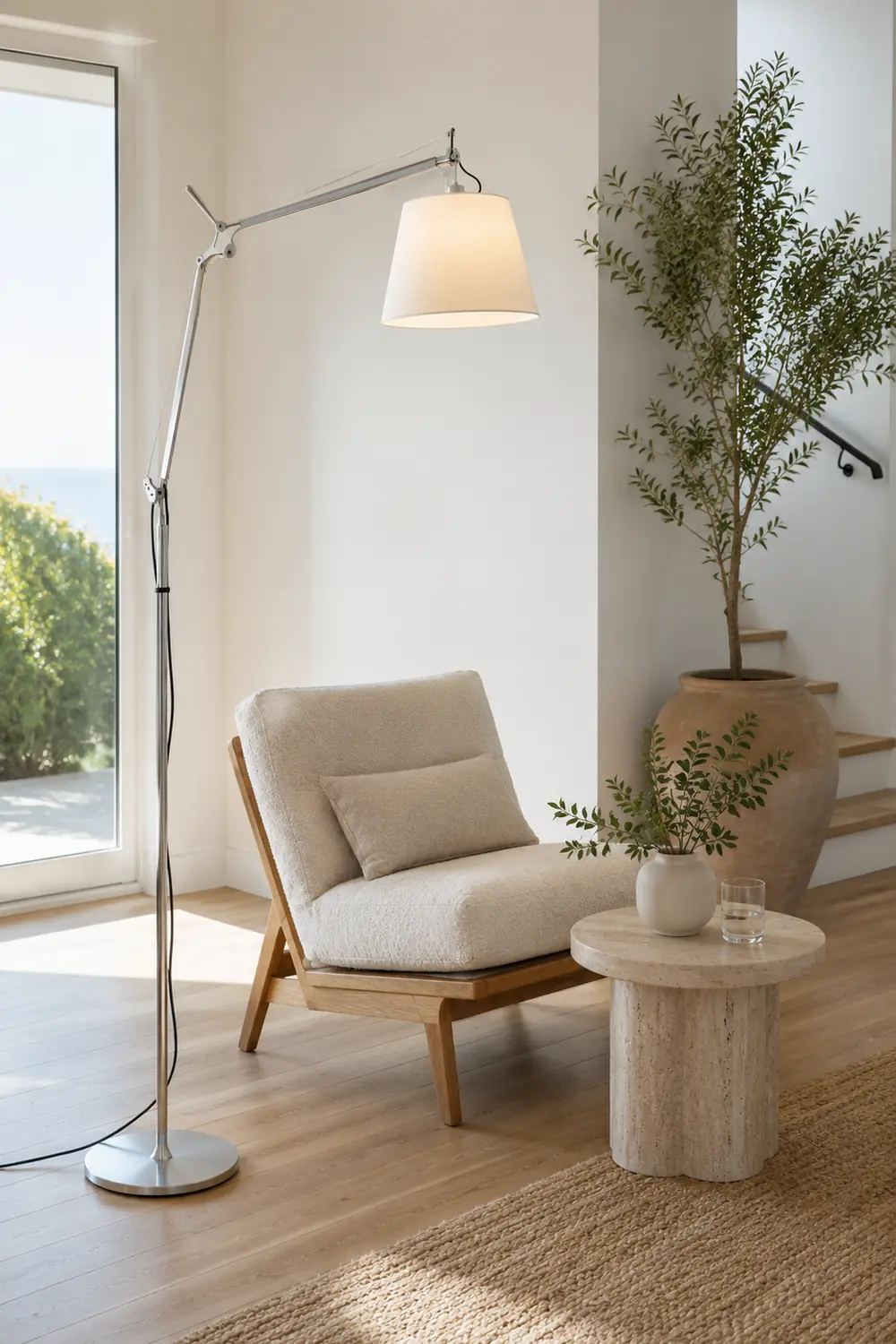 Rocker Modern Floor Lamp - Lumpaz