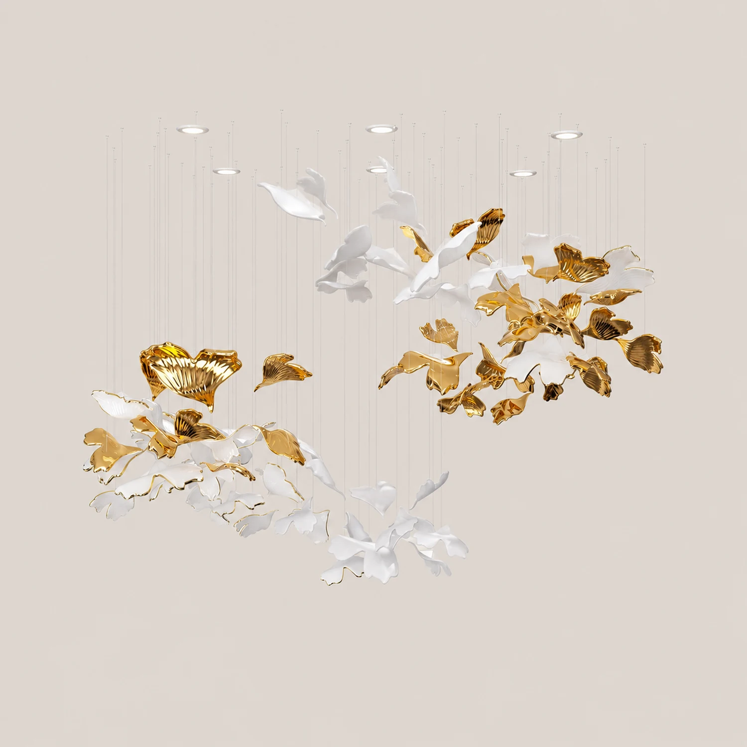 Ginkgo Tree Chandelier - Lumpaz