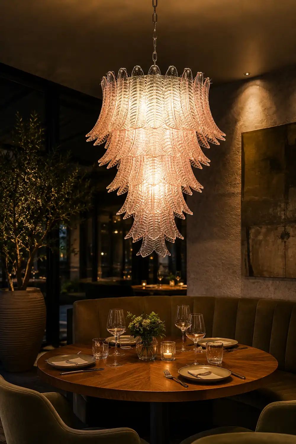 Rosalind Murano Chandelier - Lumpaz