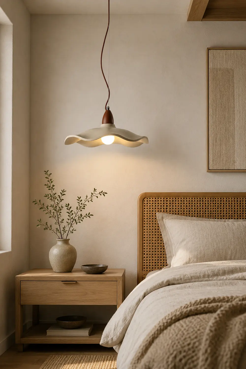 Cement Wave Pendant Light - Lumpaz
