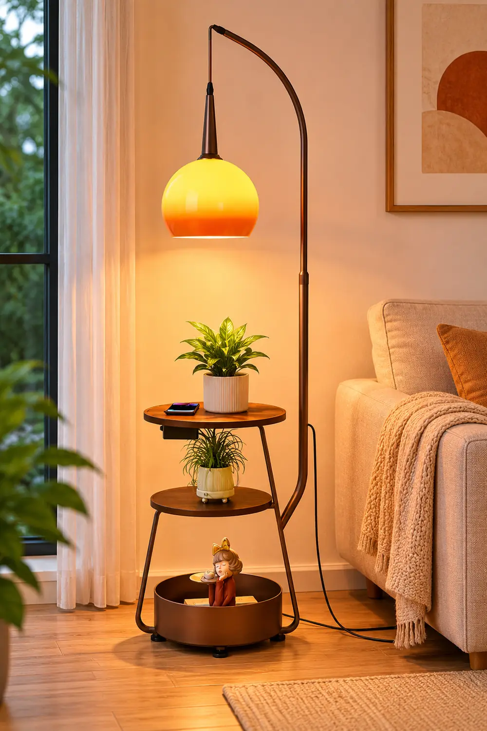Solstice Arc Floor Lamp - Lumpaz