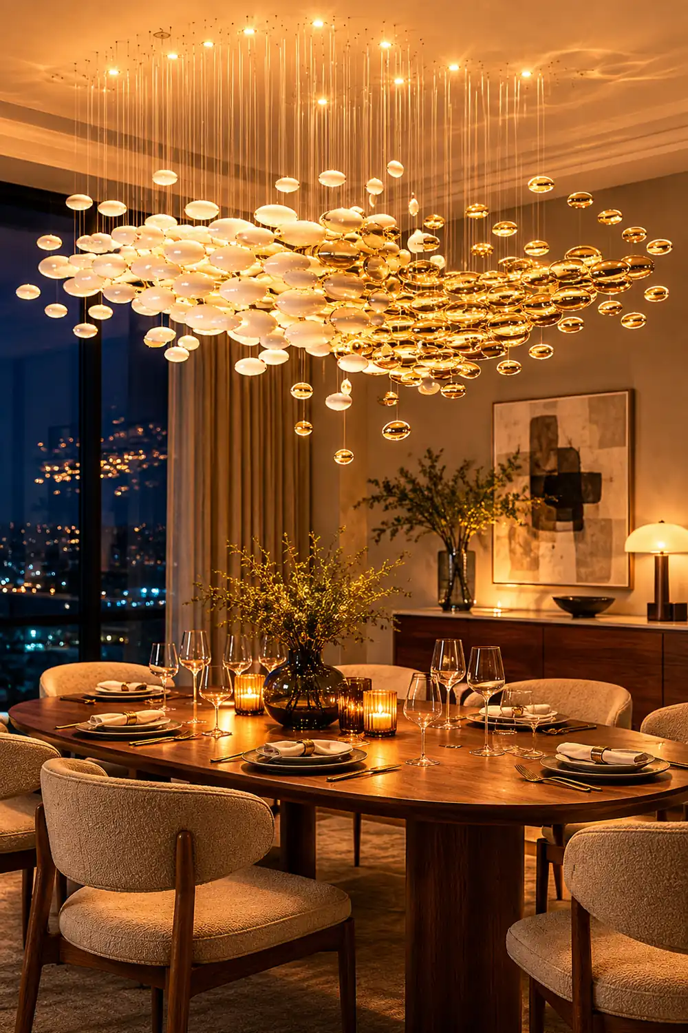 Lustre Bowl Collection Chandelier - Lumpaz