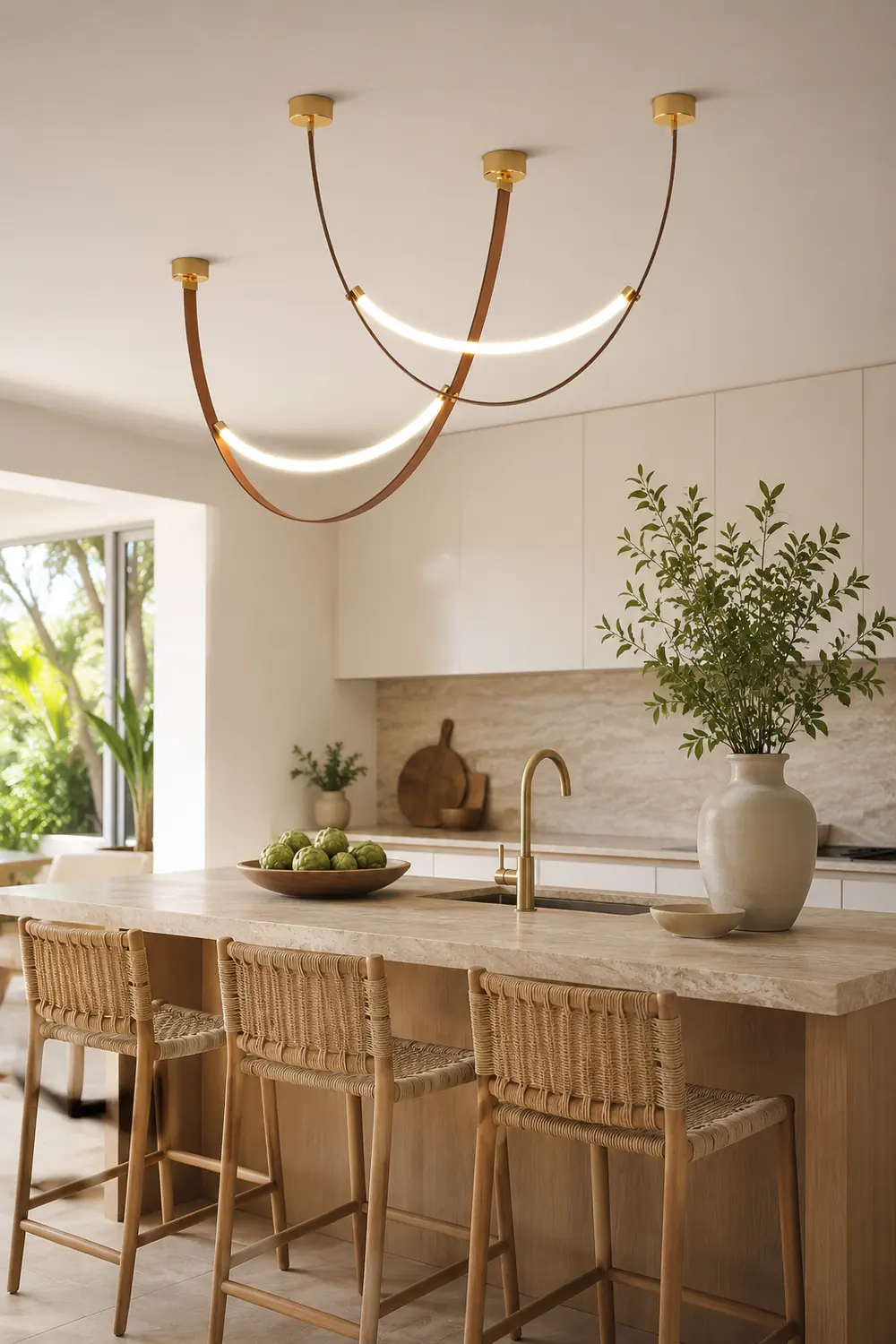 Leather Pendant Light - Lumpaz