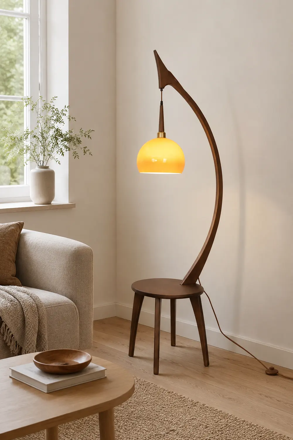 Arc Curve Floor Lamp - Lumpaz