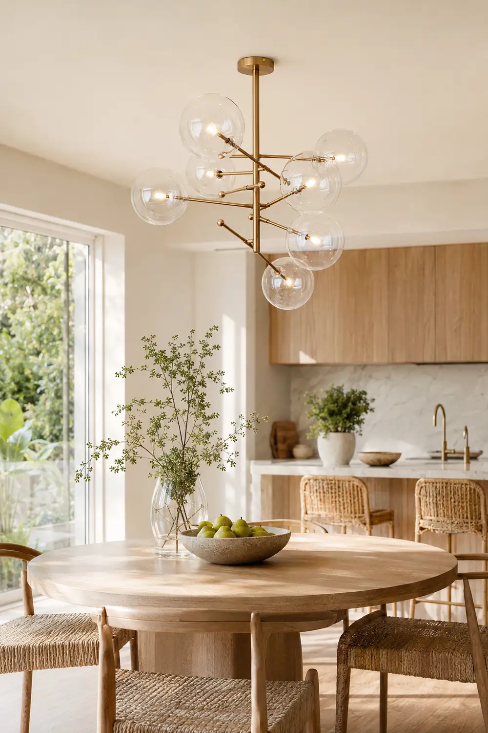 Glass Globe Mobile Chandelier - Lumpaz