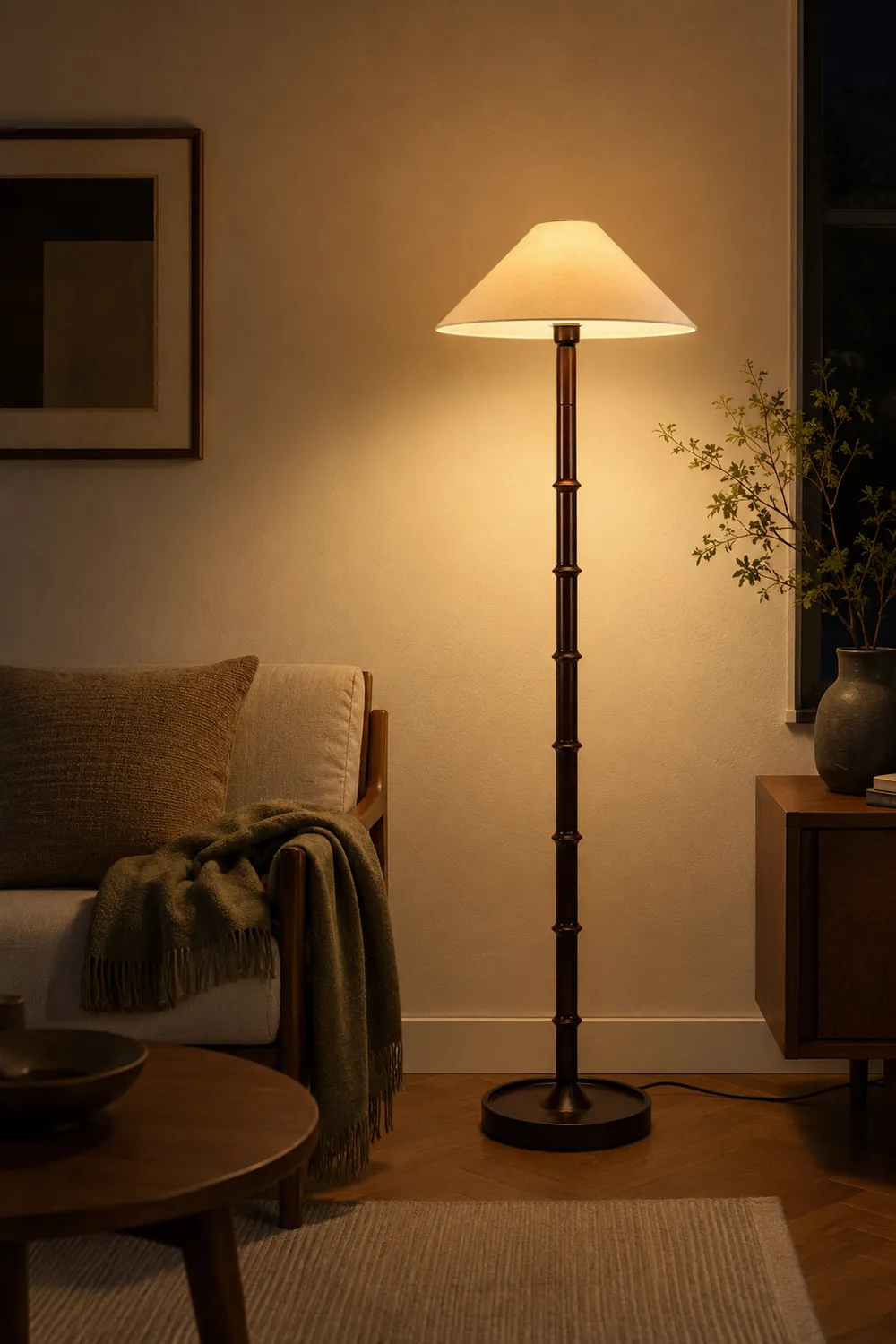 Bamboo Knot Floor Lamp - Lumpaz